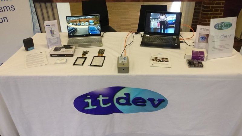 ITDev table at University careers fair