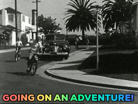 Going on an adventure gif file