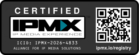 IPMX Certification Badge 2026 4833