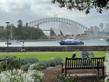 Shot of Sydney Harbour Bridge